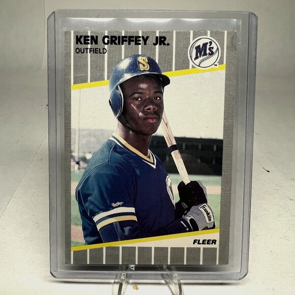 Ken Griffey Jr 1989 Fleer #548 Rookie Card - Picture 1 of 2